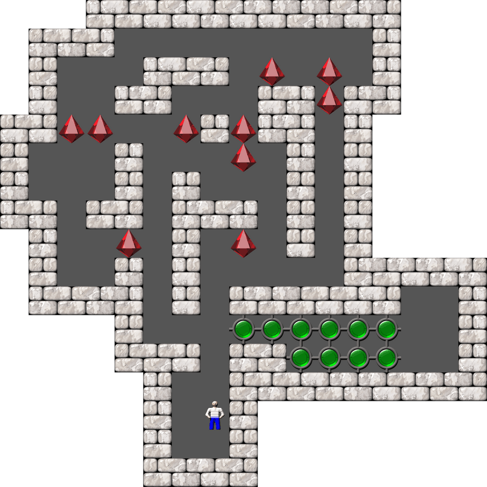 Sokoban Mass Remodel level 579